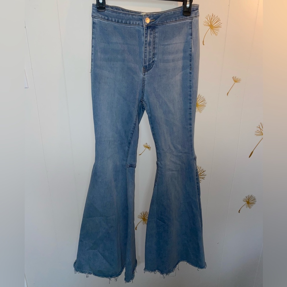 Free people high-rise flare jeans